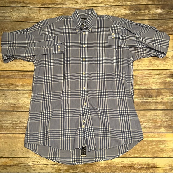 Gitman Bros Button Up Dress Shirt. Medium - Picture 5 of 6